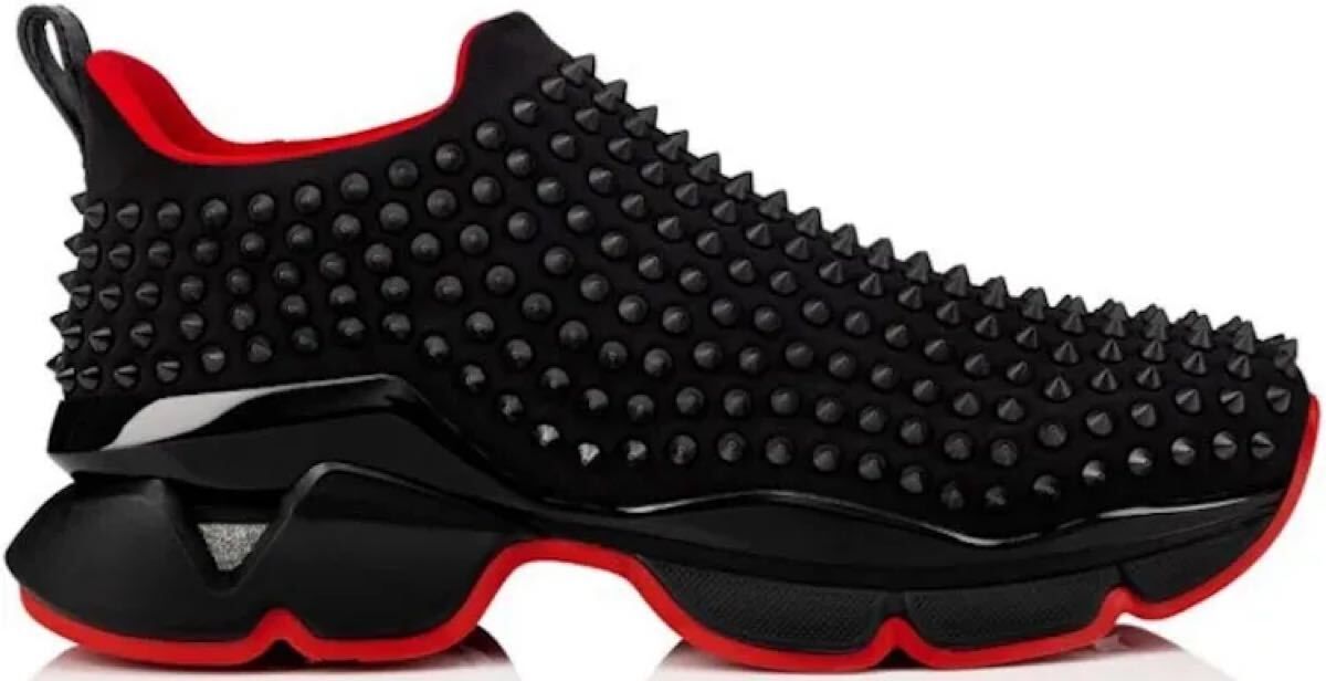中古美品◆４１◆２６ＣＭ◆クリスチャンルブタンspike sockスパイクソック◆Christian Louboutinスニーカー【トートバッグ・財布】