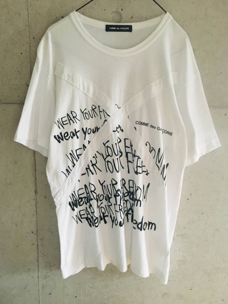新品 コムデギャルソン Ado Tシャツ Sサイズ タグ付き 希少 Ado×コム デ ギャルソン「レディメイド」“固定観念バットで打って”を