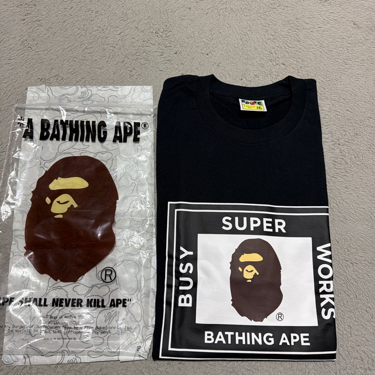 A BATHING APE x GOD SELECTION XXX Ape Head Tee 