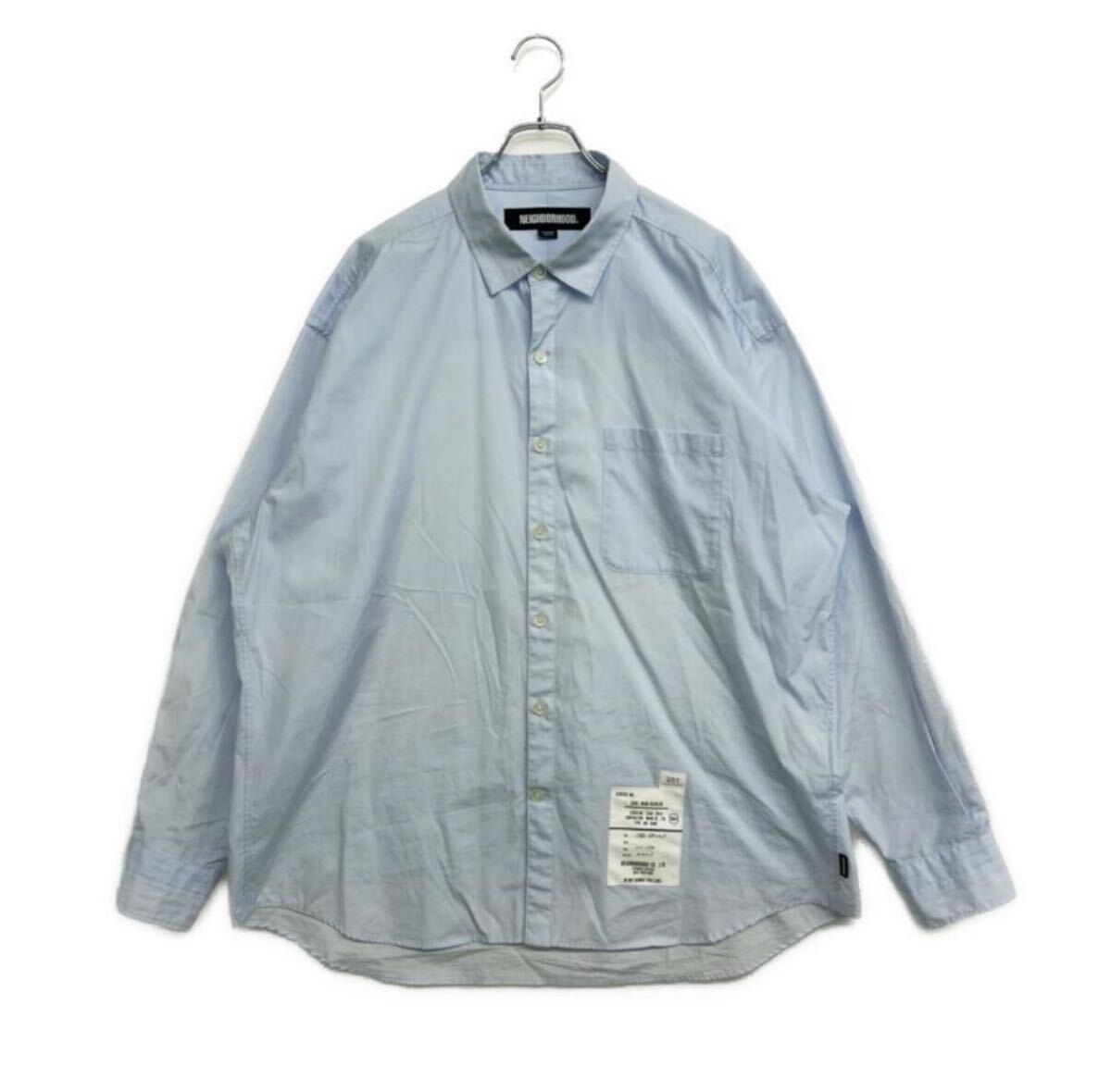ネイバーフッド NEIGHBORHOOD ブルー SHIRT 長袖シャツ