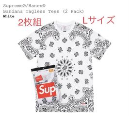 Supreme / Hanes Bandana Tagless Tees (2 Pack)