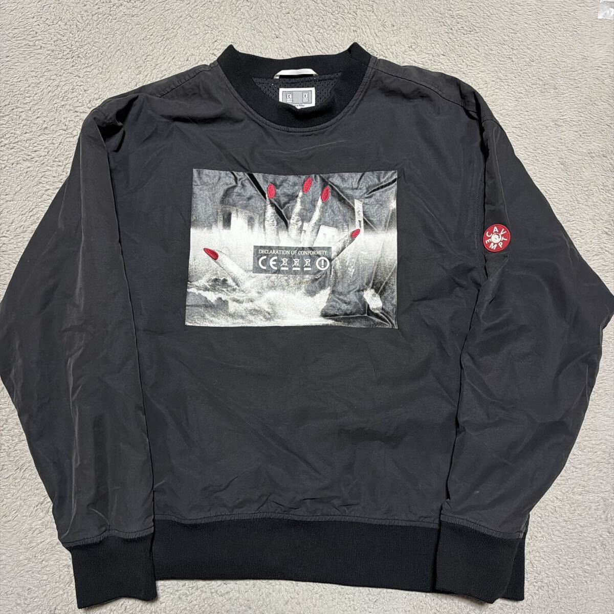 B (目立った傷や汚れなし)】C.E CAVEMPT ナイロンスウェット 黒