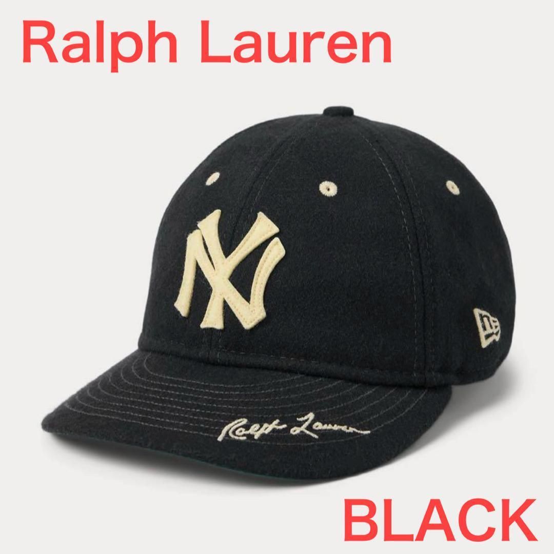 即決【入手困難】Polo Ralph Lauren x NewEra x NewYork Yankees BLACKポロラルフローレンニューエラキャップニューヨークヤンキース黒帽子