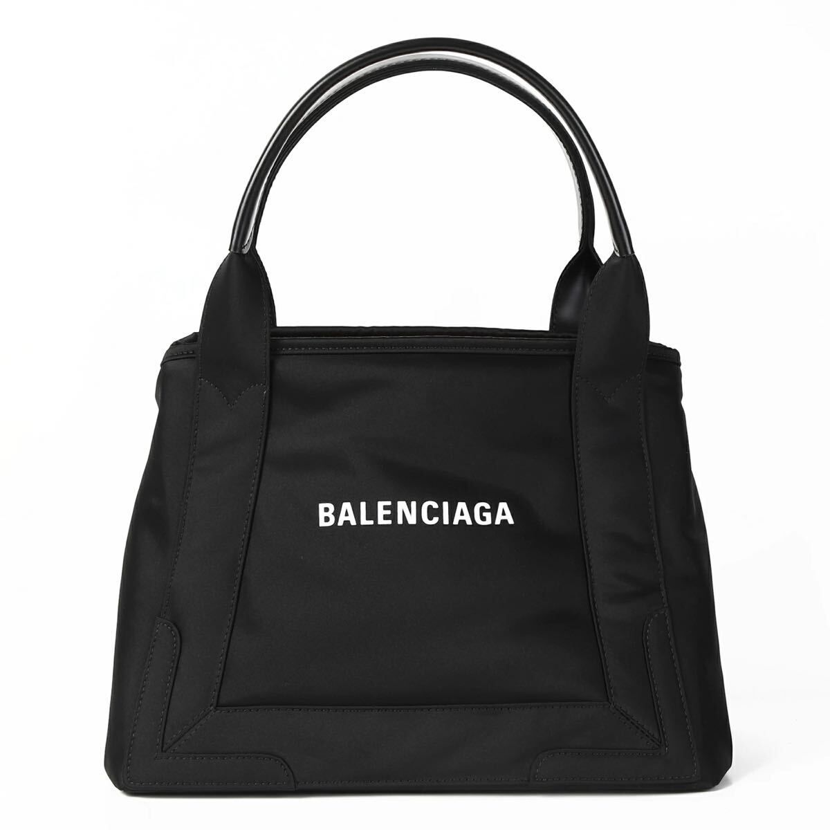 バレンシアガ トートバッグ NAVY CABAS S 339933 ハンドバッグ ブラック系 BALENCIAGA ハンドバッグ 黒 ネイビーカバスS バッグ ブラック