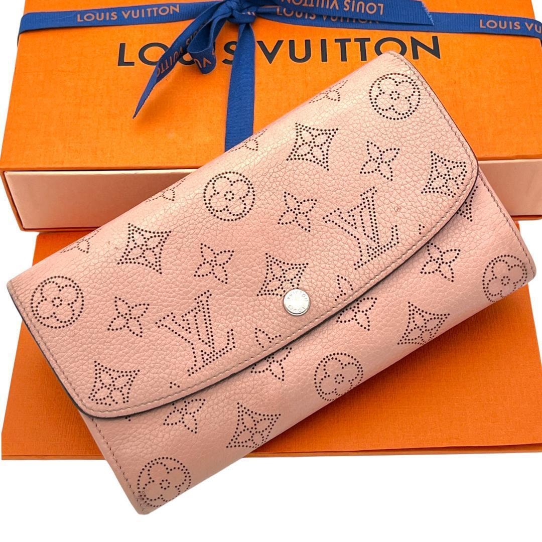 ルイヴィトン 長財布 マヒナ ポルトフォイユイリス モノグラム マグノリアピンク M60145