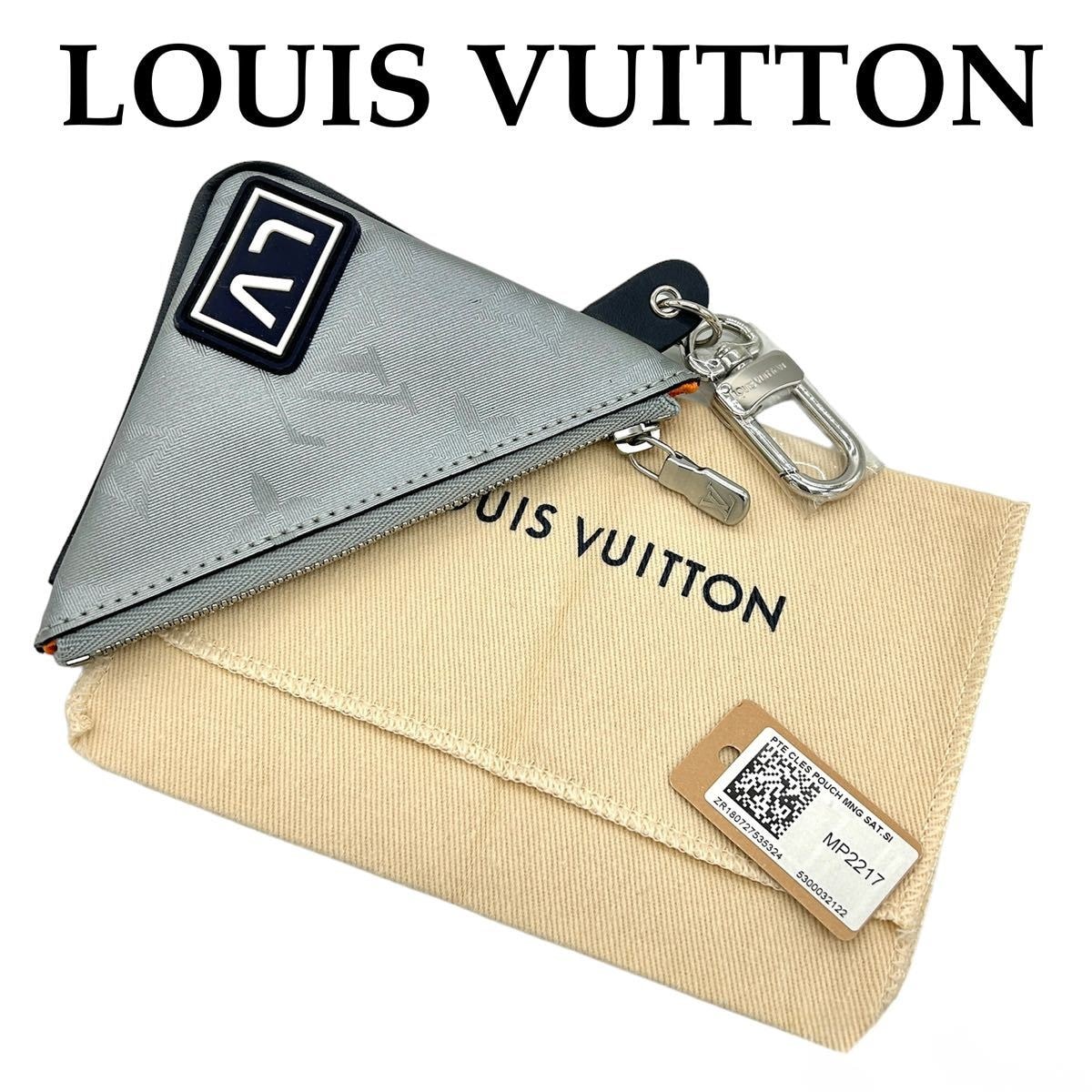 【未使用!!】LOUIS VUITTON ルイヴィトン サテライト ポルトクレ ポーチ コインケース モノグラム 鑑定済み プレゼント■