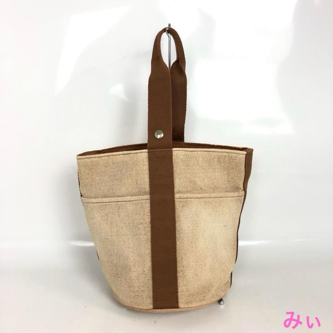 C (やや傷や汚れあり)】HERMES エルメス サクソー ハンドバッグ