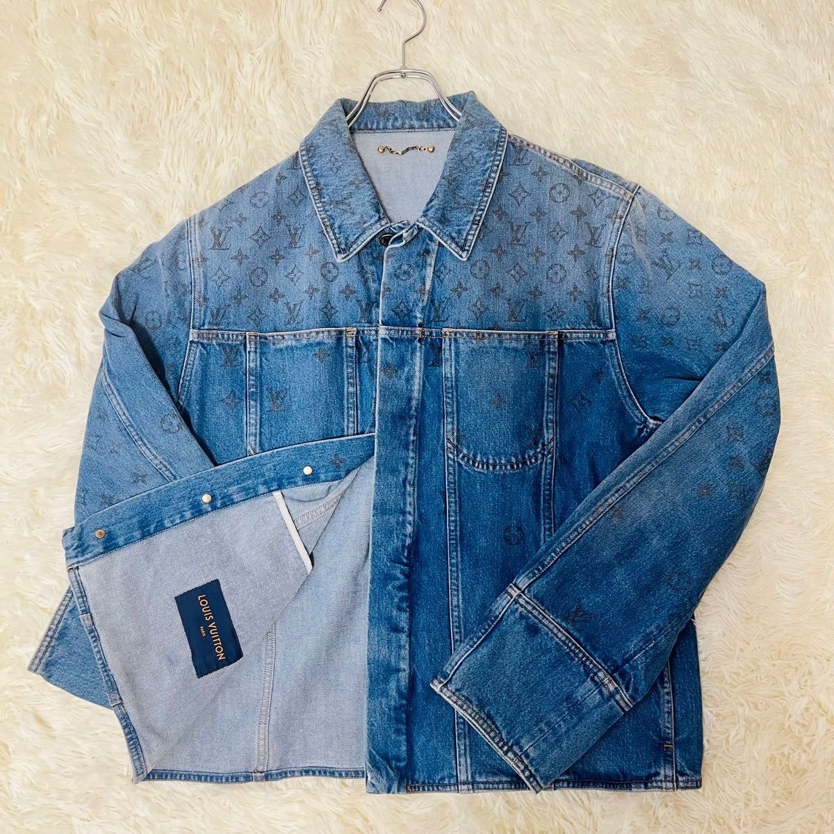 A (未使用に近い)】ルイヴィトン 20AW コットン デニム サイズ56 RM202