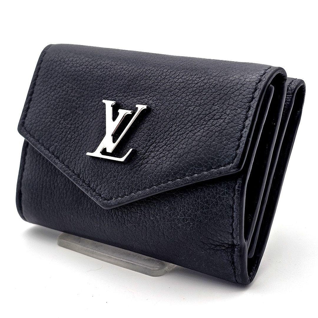 やや傷や汚れあり】ルイヴィトン ポルトフォイユ ロックミニ トリヨン