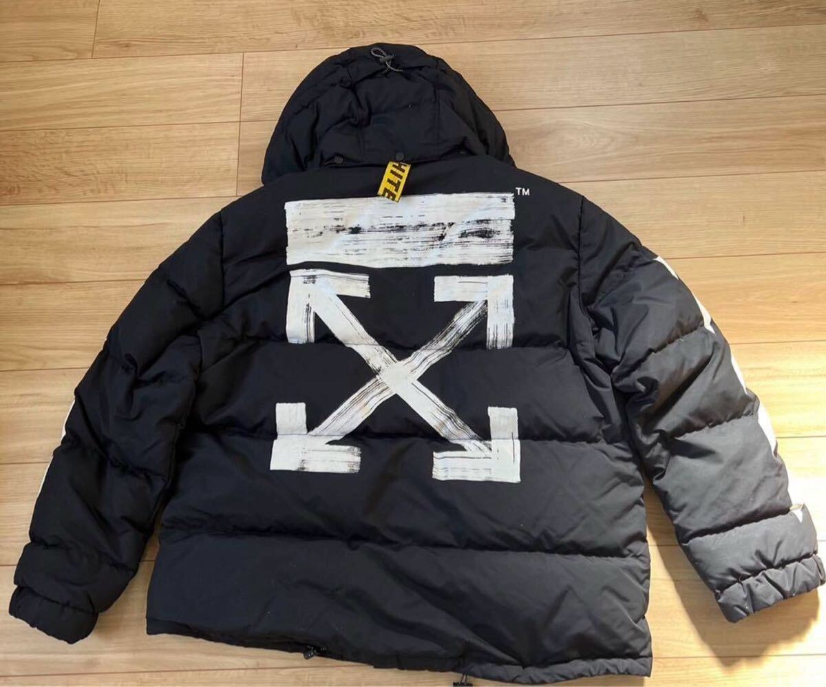 OFF－WHITE ダイアゴナル　ブラッシュダウンジャケット