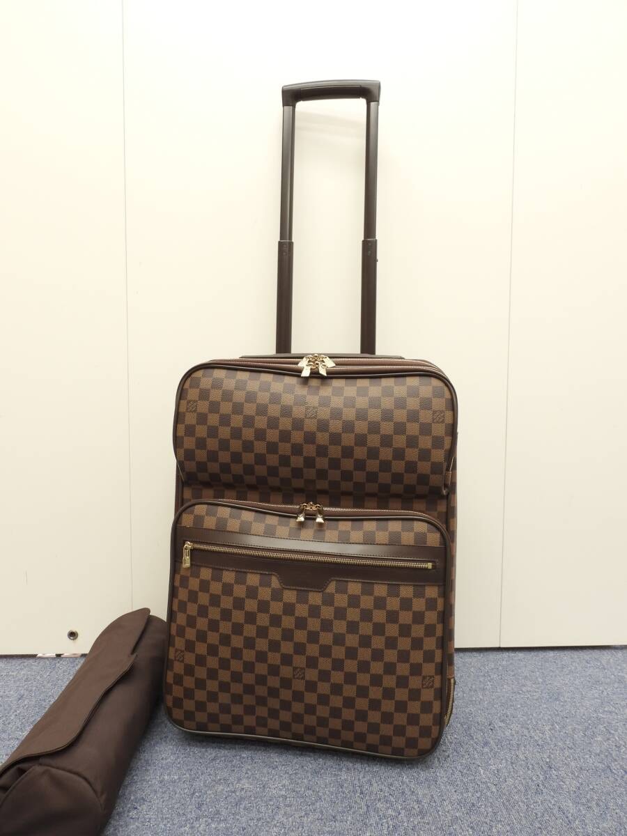 ルイヴィトン ペガスビジネス55 N23297 ダミエ キャリーバッグ トロリーバッグ 美品@SR1151