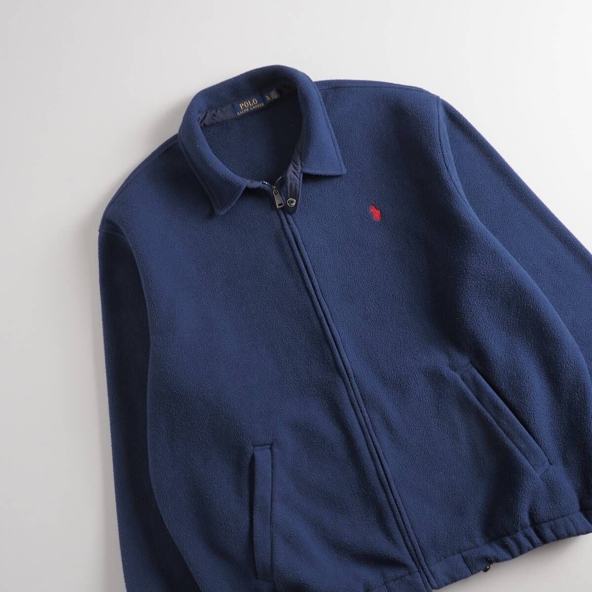 ラルフローレン　Ralph Lauren　正規品　ブルゾン　フリース　ネイビー　ビッグサイズ　メンズ　美品