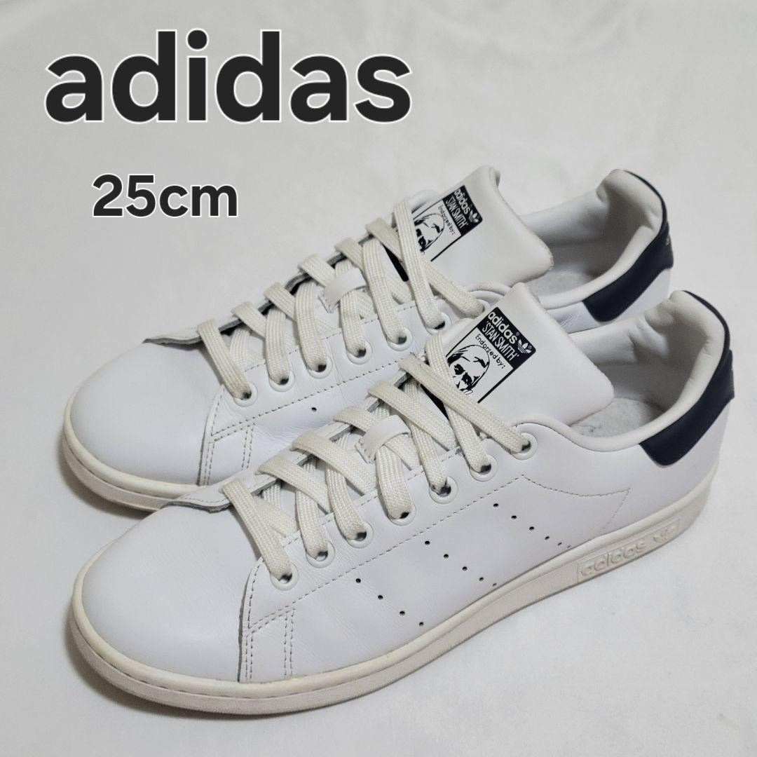 adidas アディダス STAN SMITH スニーカー 25cm ネイビー スタンスミス