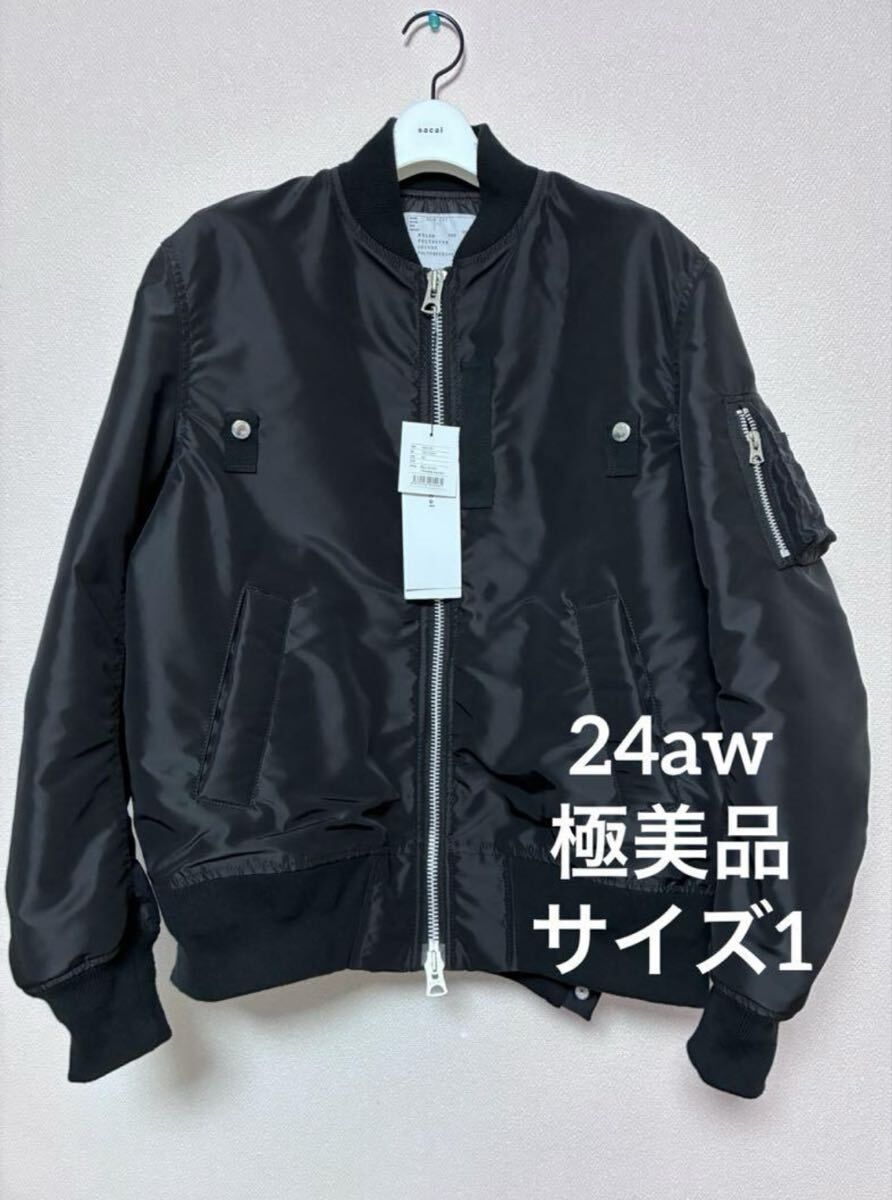24Aw【極美品】sacai Nylon Twill Blouson