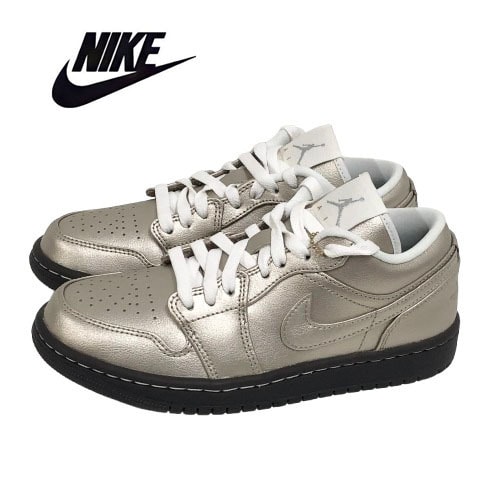 ○★新品未使用　NIKE (ナイキ)　WMNS AIR JORDAN 1 LOW SE　メタリックジンク　24cm★○