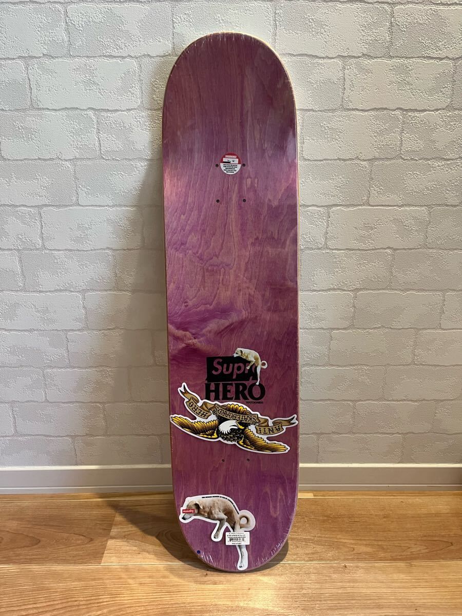 Supreme スケートボード デッキ Skateboard ANTI HEROコラボ　未開封未使用品