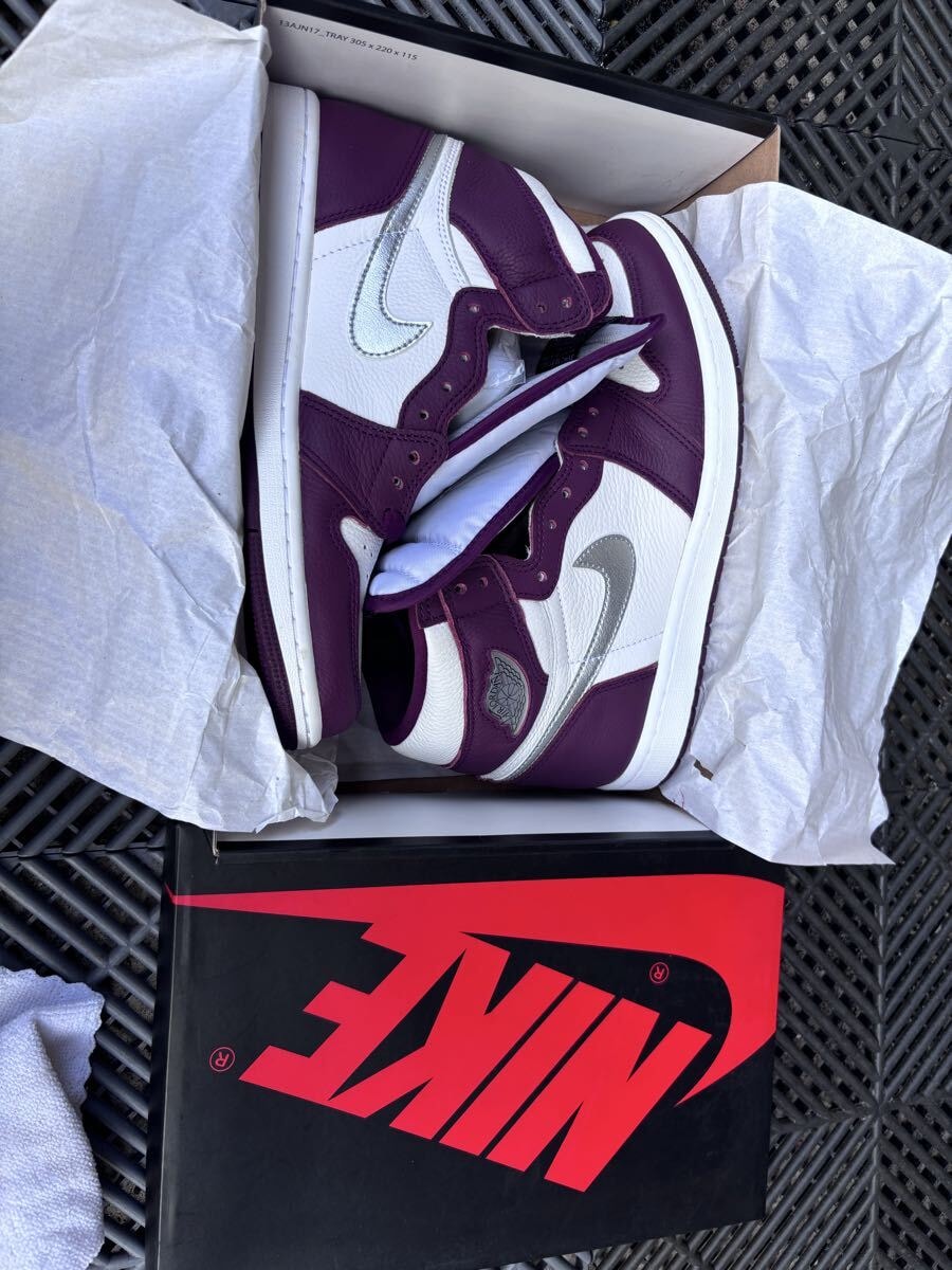 ナイキ エアジョーダン1 ハイ OG "ボルドー"