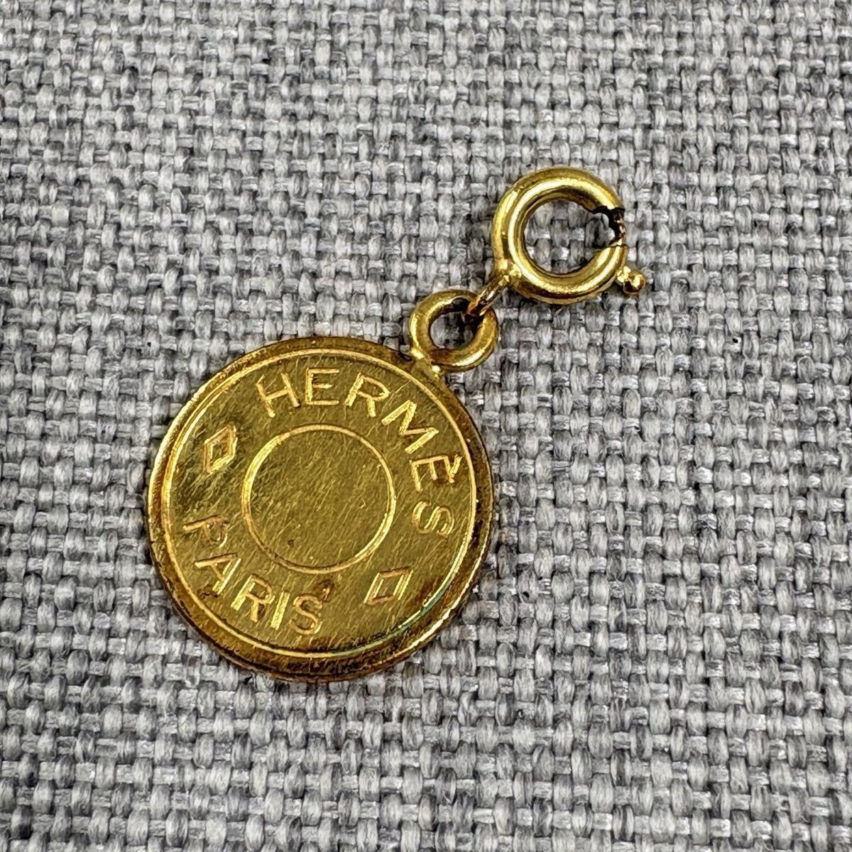 HERMES エルメス セリエ ペンダントトップ チャーム ネックレストップ ゴールド系 アクセサリー