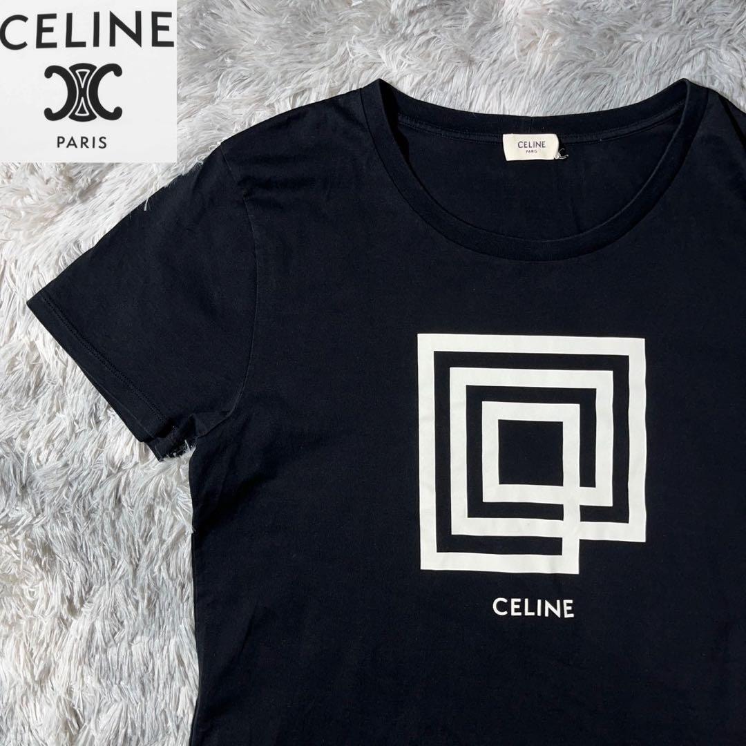 CELINE ブラック Tシャツ 登坂広臣着用　セリーヌ　最終値下げ 目立った傷や汚れなし】[登坂 広臣 着用]セリーヌ CELINE Tシャツ