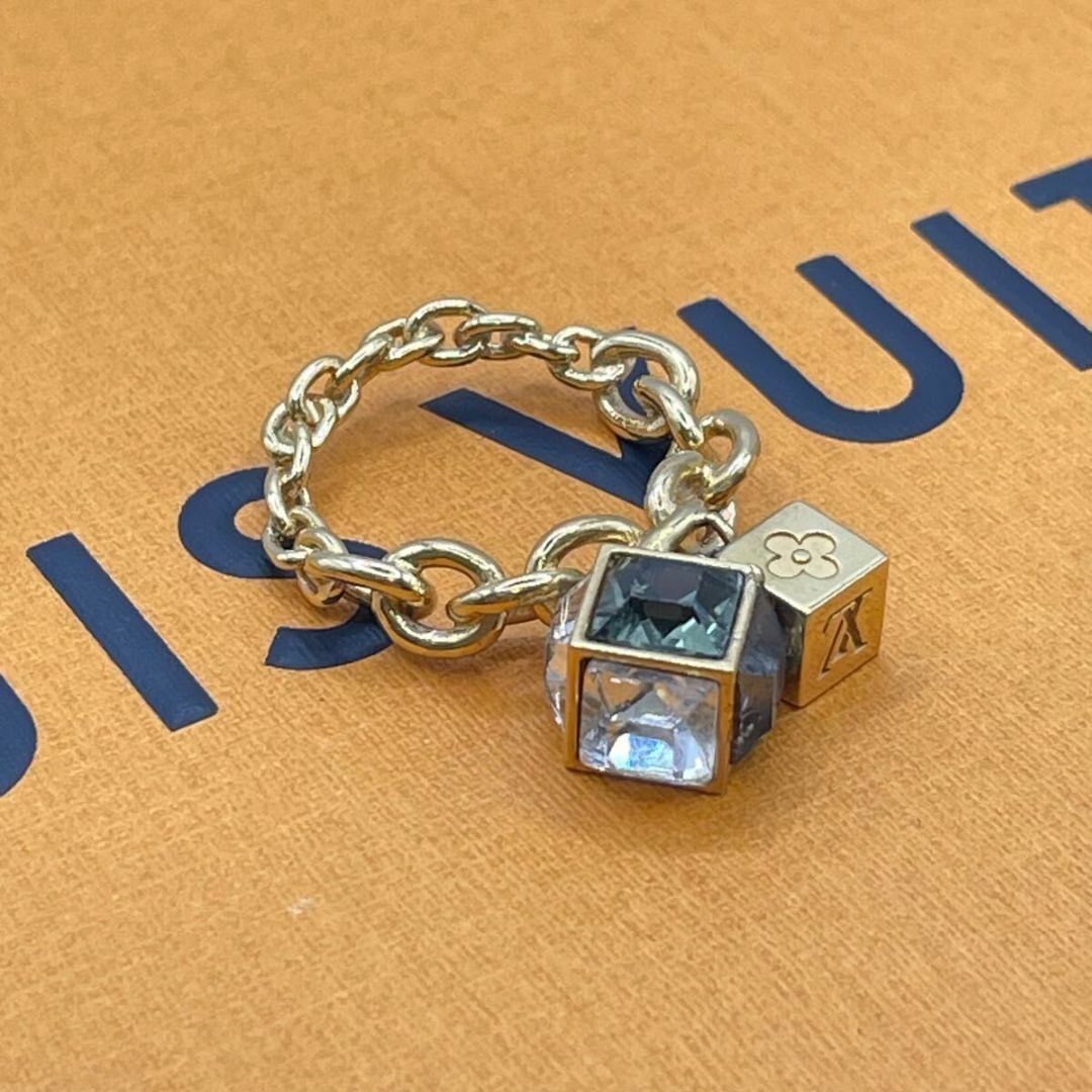 ルイヴィトン ダイスデザイン バーグギャンブルリング 約11号 M61125 Louis Vuitton