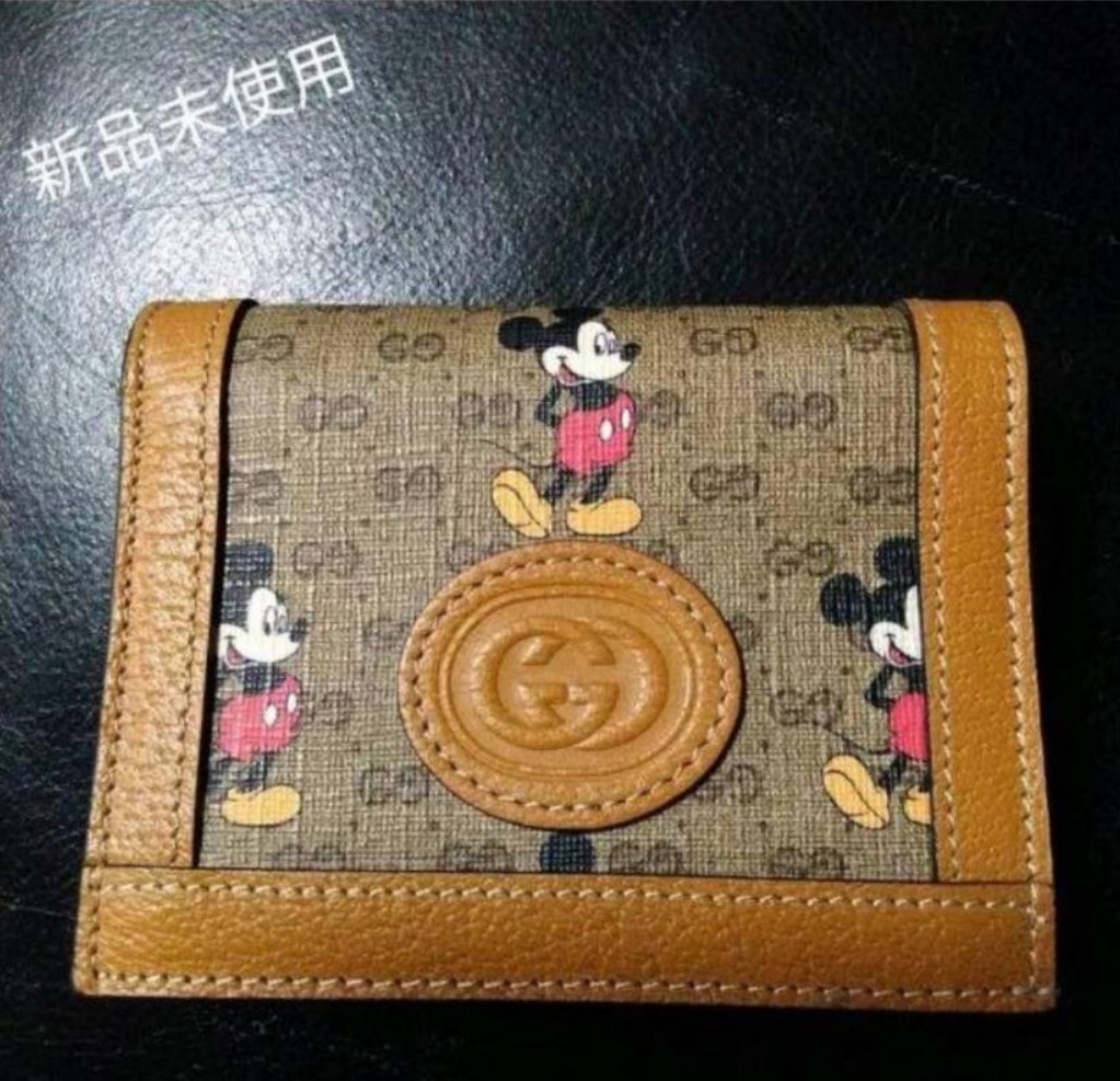 GUCCI グッチ ミッキーコラボ 折り財布