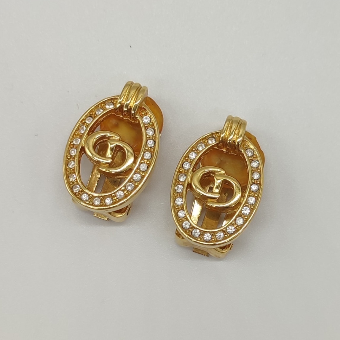 Christian Dior クリスチャンディオール　イヤリング　CDロゴ