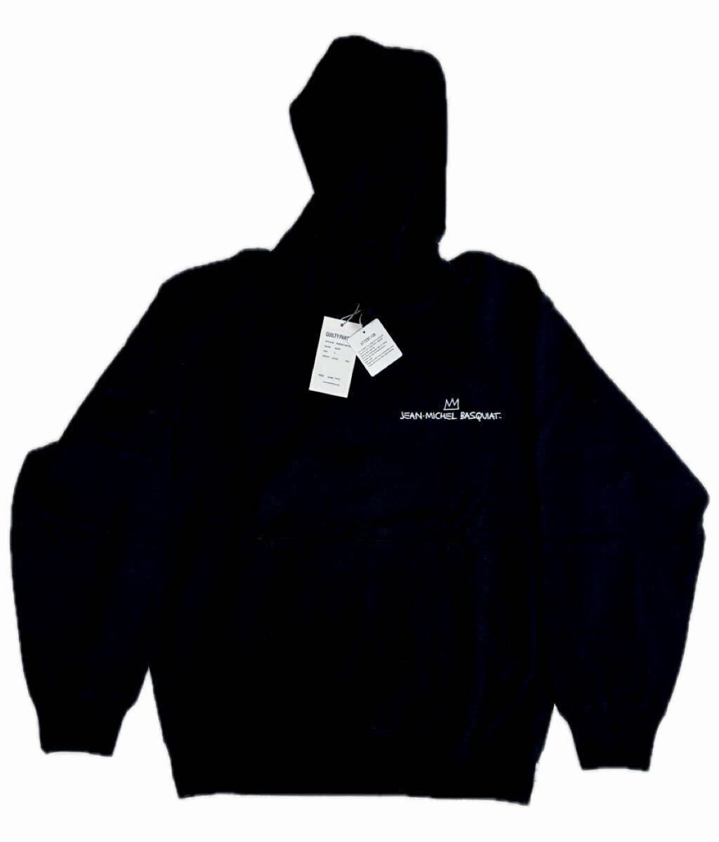 未使用品 ワコマリア JEAN-MICHEL BASQUIAT / HEAVY WEIGHT PULLOVER HOODED SWEAT SHIRT/ ブラック/サイズ S /定価 30,800円