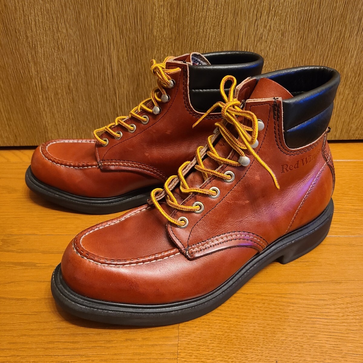 美品8Dレッドウィング 8804 スーパーソールブーツ羽刺繍タグ REDWING SUPERSOLE BOOTS