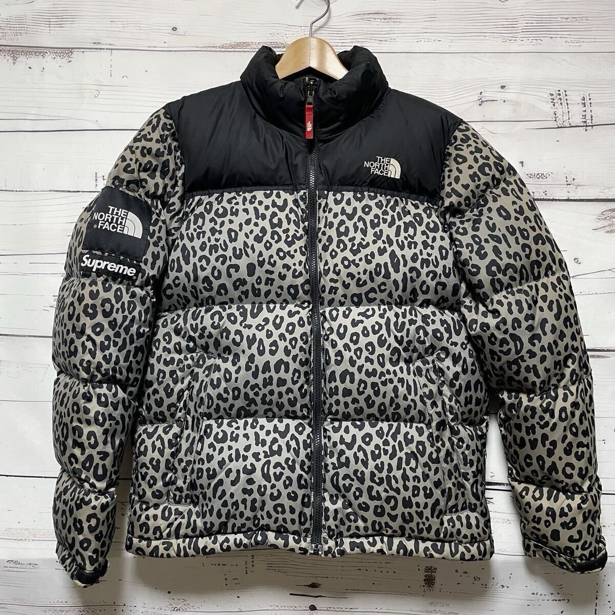 【鑑定料無料】SupremeThe North Face Nuptse down Jacket シュプリーム ノースフェイス ヌプシ レオパード ダウンジャケット