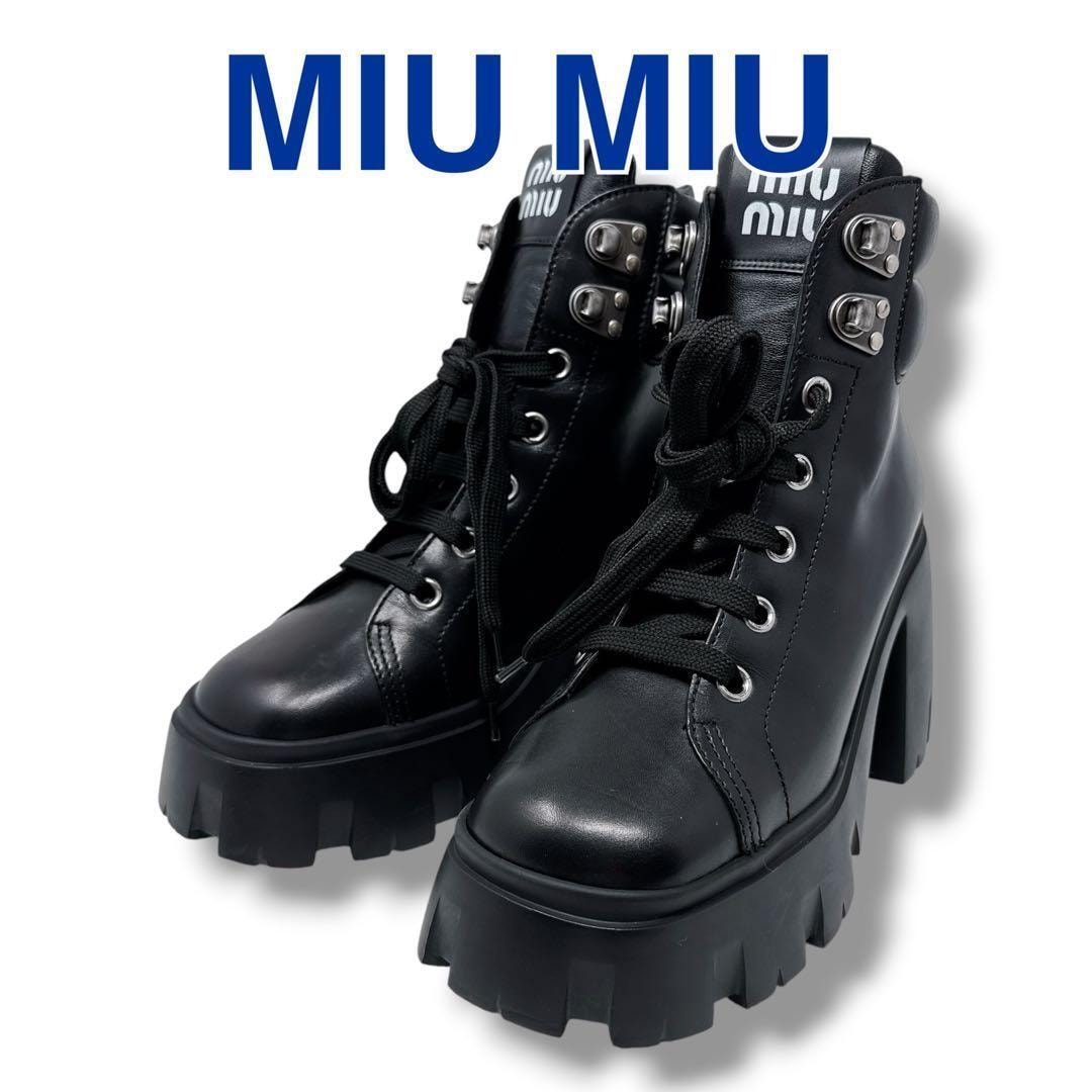 MIUMIU/ミュウミュウ/scarpe/ブーツ/ヒール/レディース️ miumiu