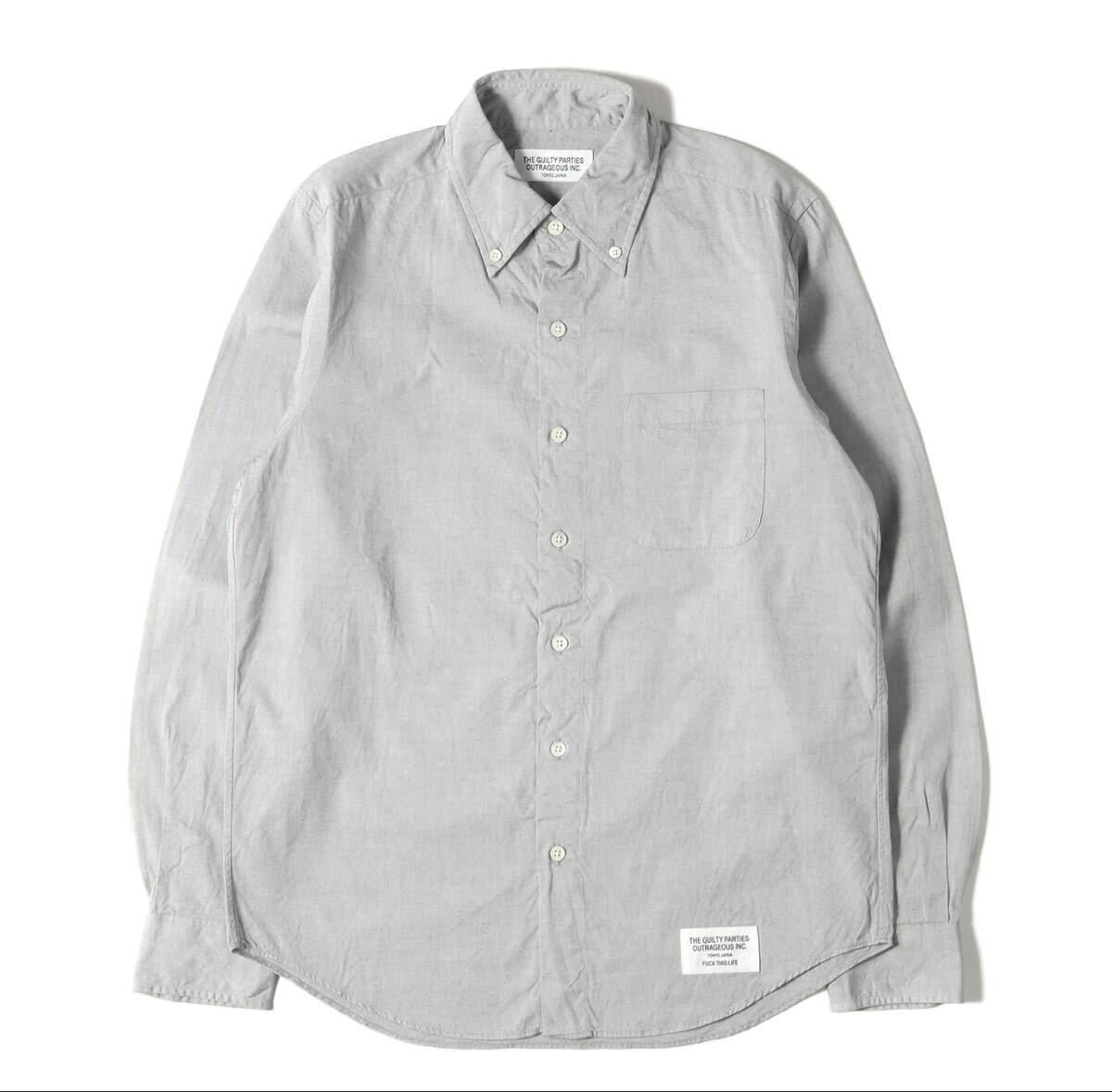 ★美品★希少 WACKO MARIA ワコマリア オックスフォード OX 長袖 シャツ L