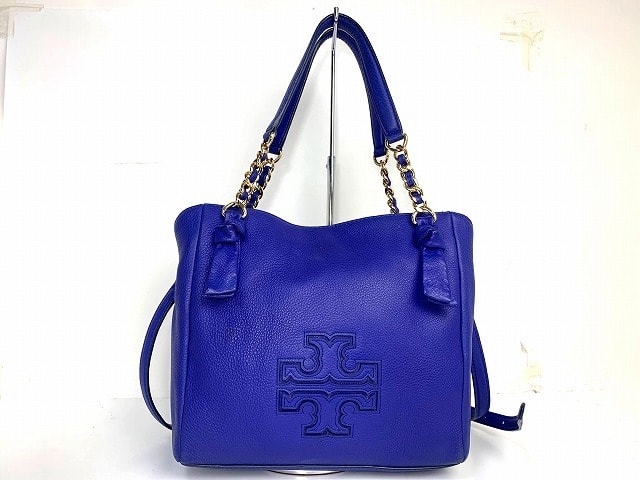 美品★送料無料 トリーバーチ TORY BURCH レザー 2Way ショルダーバッグ ハンドバッグ トートバッグ