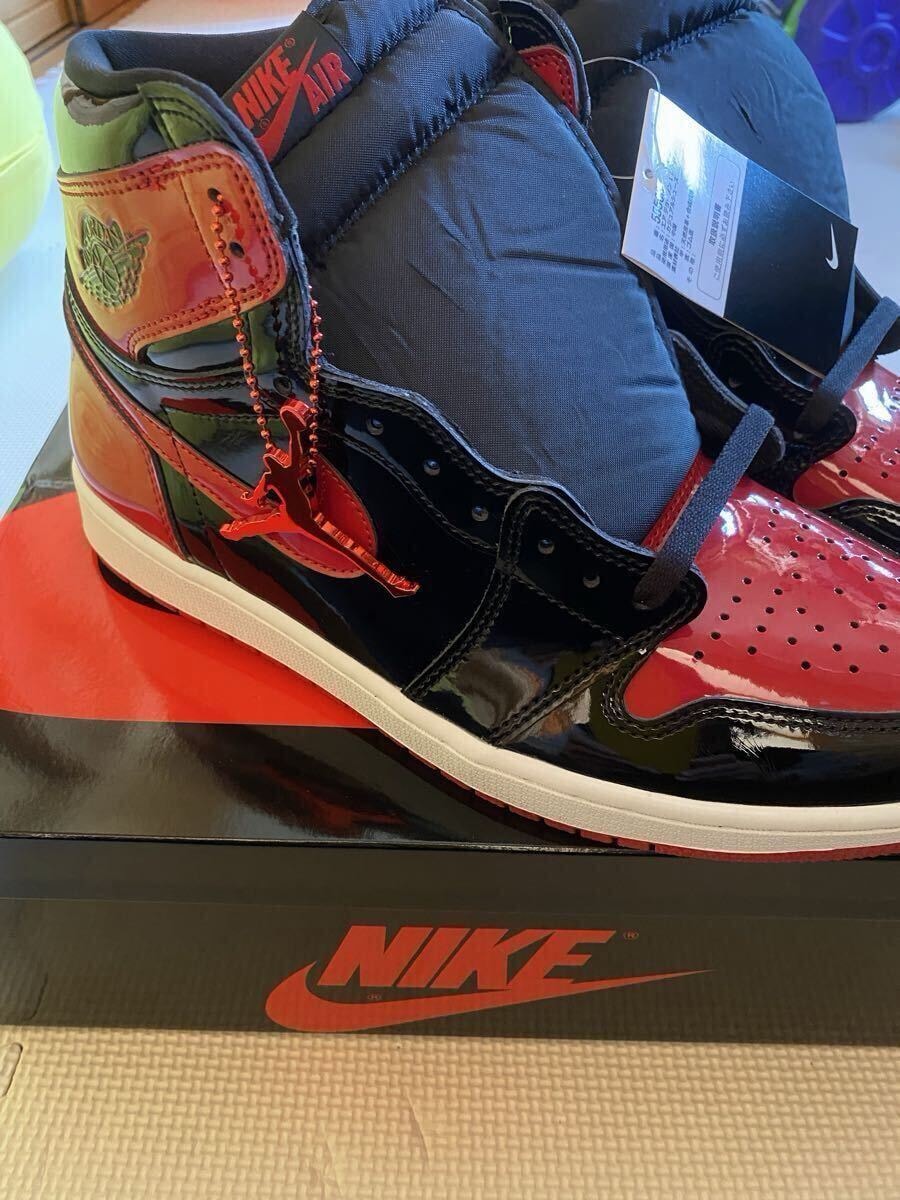 NIKE AIR JORDAN1 OG HIGH RETRO パテント ブレッド希少サイズ13 31cm