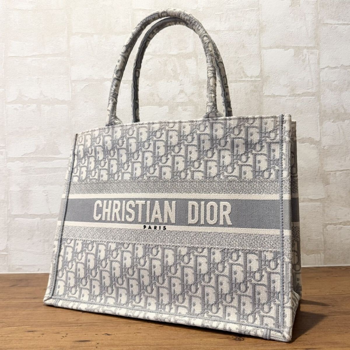 Christian Dior Book Tote バッグ ミディアム ディオール ブックトート オブリーク トートバッグ