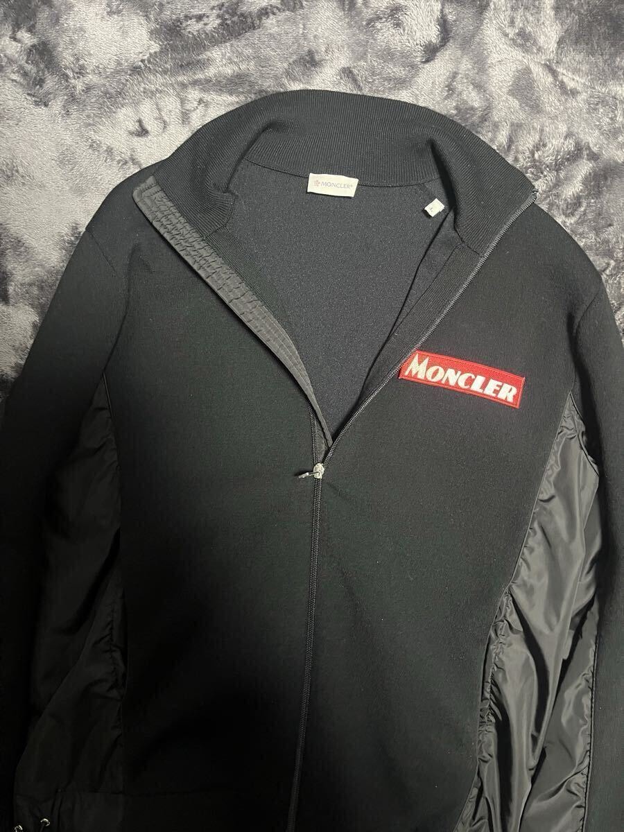 MONCLER ブラック フルジップジャケット