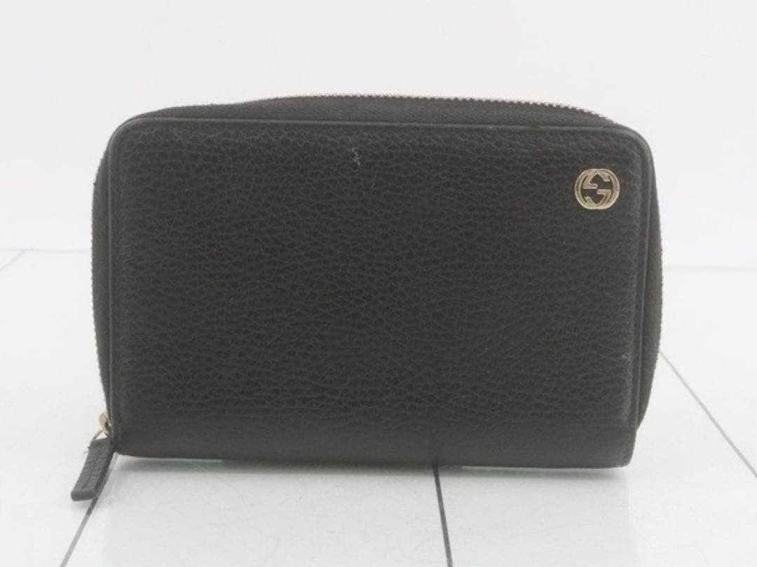 【6db2067-k】グッチ 長財布 ソーホー 308004 レザー ピンクベージュ シャンパンゴールド金具【中古】レディース GUCCI - 【6db2067-k】グッチ 長財布 ソーホー 308004 レザー ピンク