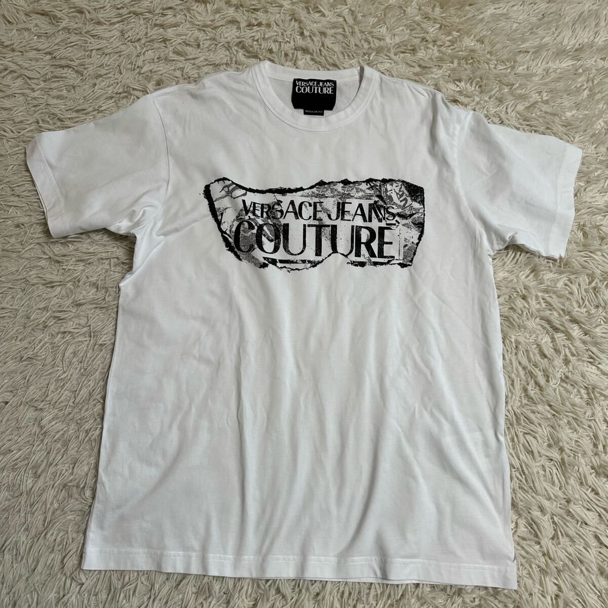 【VERSACE JEANS COUTURE】ヴェルサーチ 半袖 tシャツ M