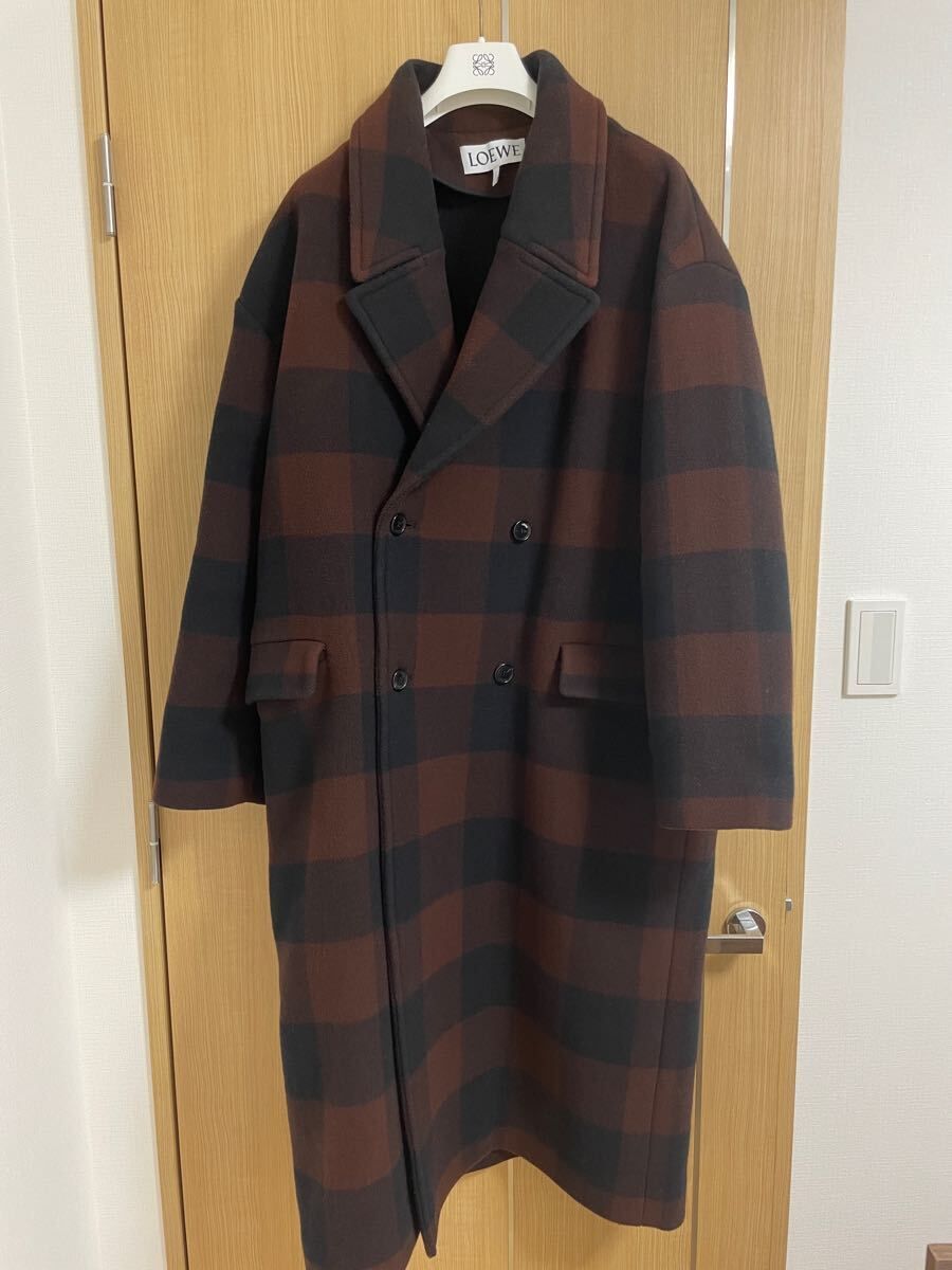 美品 LOEWE ロエベ ダブルチェスターコート　44