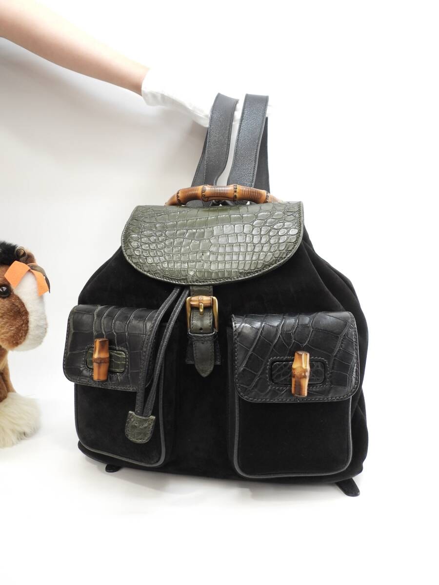 グッチ GUCCI ジャッキー GGキャンバス ショルダーバッグ バッグ キャンバス レザー レディース ブラック系 01719 【中古】 GUCCI - グッチ GUCCI ジャッキー GGキャンバス ショルダーバッグ