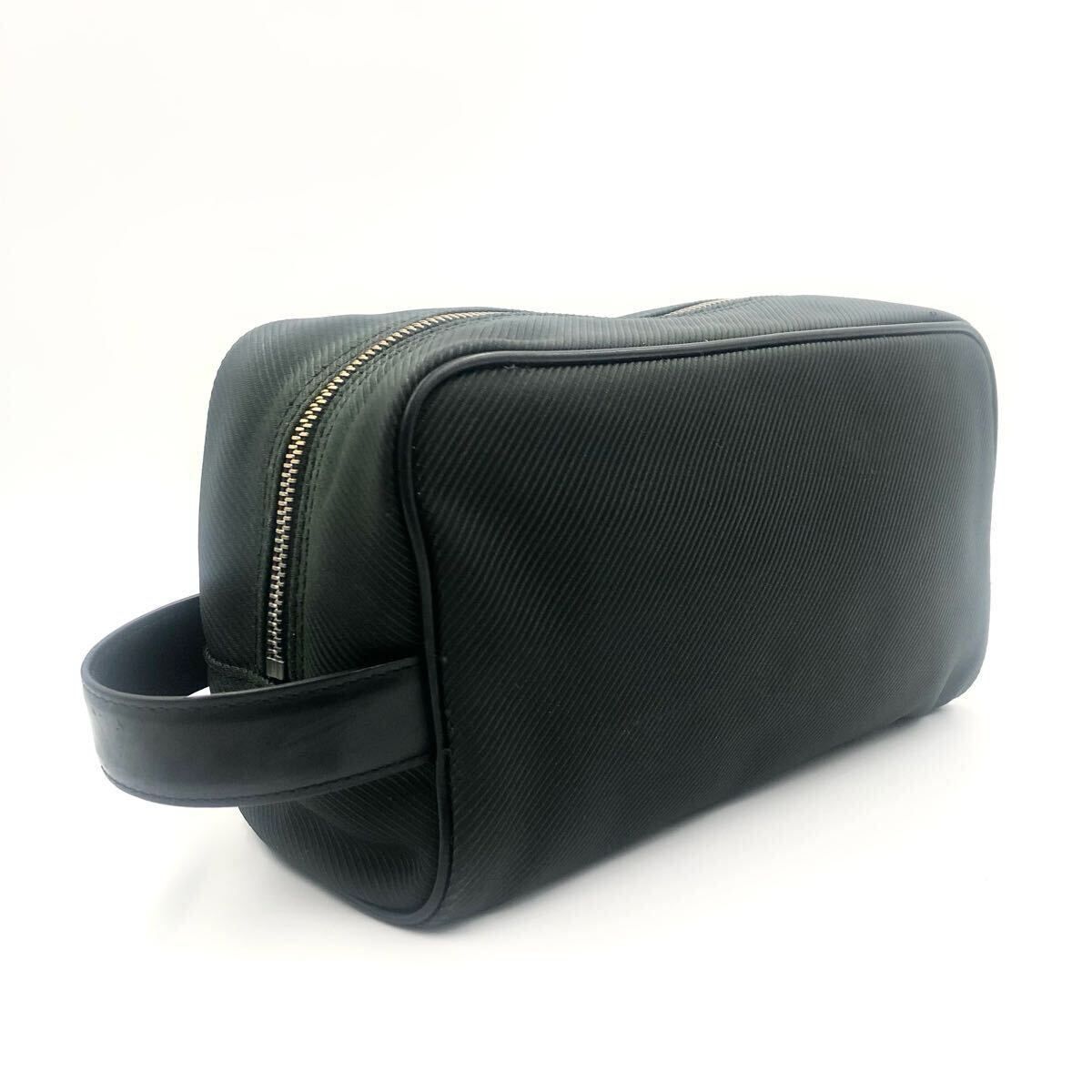 ■良品■LOUIS VUITTON ルイヴィトン　タイガ　エピセア　パラナ　セカンドバッグ　ゴルフポーチ　シルバー金具　スペイン製　刻印あり
