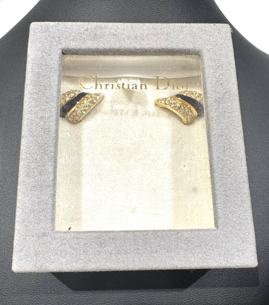 【新品未使用・希少】Christian Dior ヴィンテージ GP製 イヤリング ケース・保証書付き 