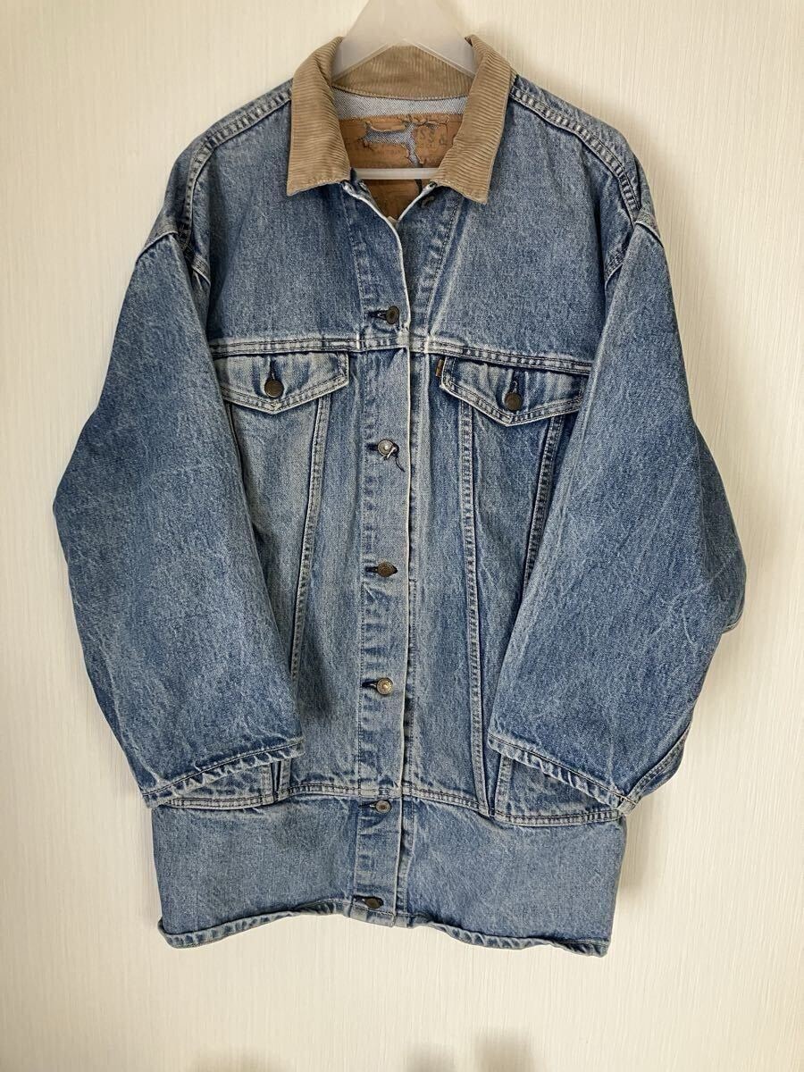 60s 70s Levi's リーバイス デニムジャケットケアタグ 短丈 D (傷や汚れあり)】Levi's リーバイス デニムジャケット 60s 70s 70505