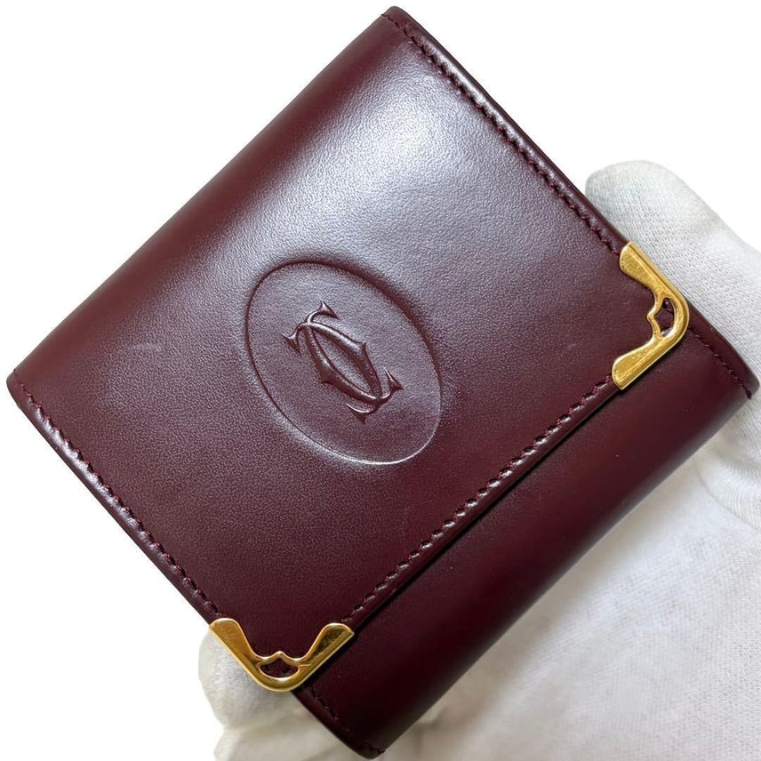C (やや傷や汚れあり)】Cartier カルティエ コインケース 小銭 C (やや傷や汚れあり)】Cartier カルティエ コインケース 小銭