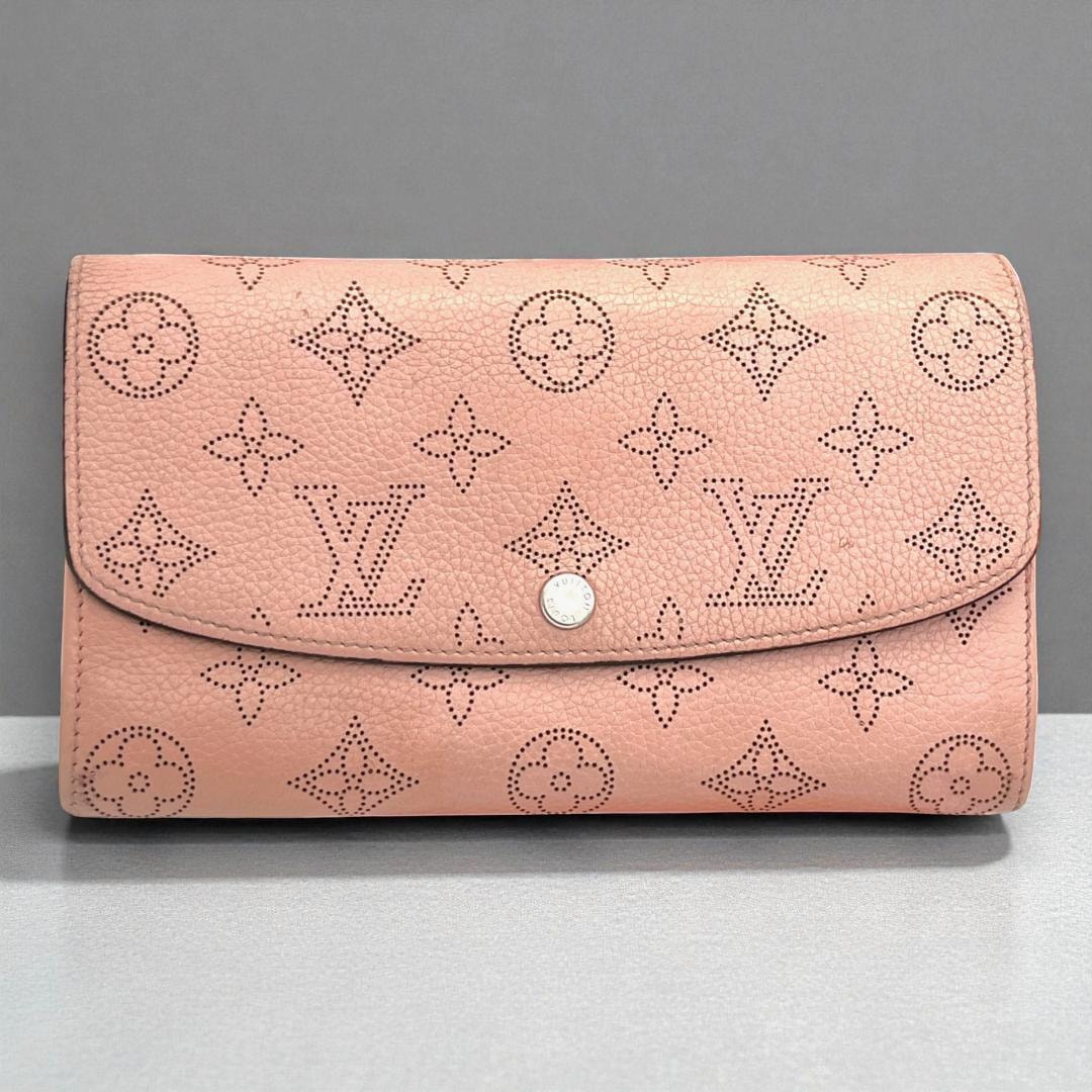 ルイヴィトン長財布 マヒナ ポルトフォイユイリス モノグラム マグノリアピンク