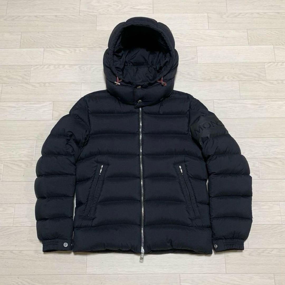 美品★ MONCLER ARAVIS アラビス　0 ブラック ダウン　4D228