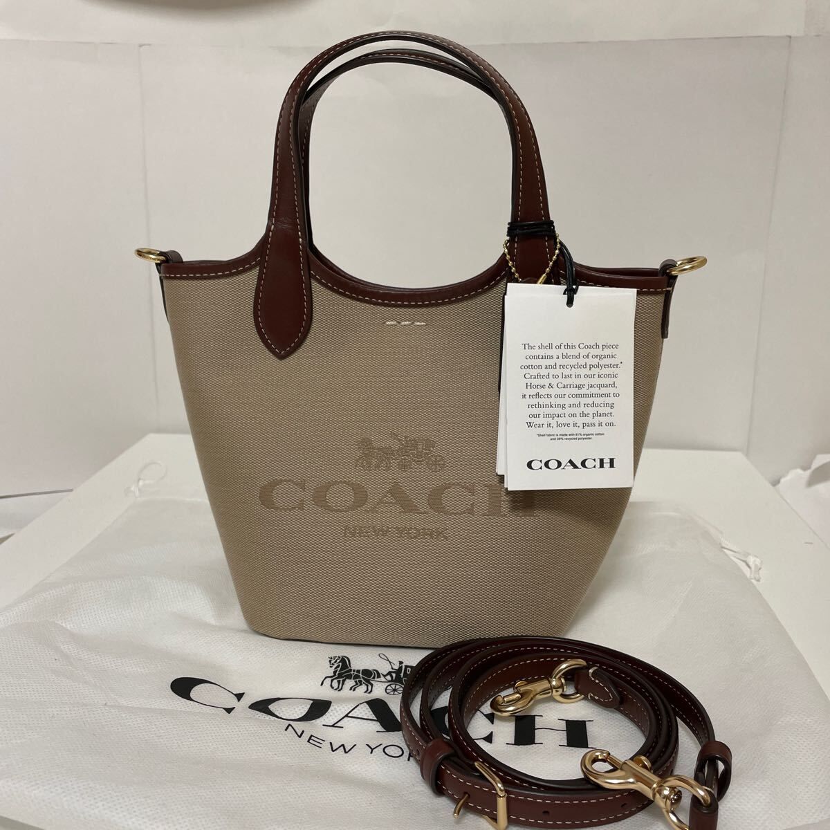 COACH コーチ ハンナ バケット バッグ CR169 2way トートバッグ 未使用