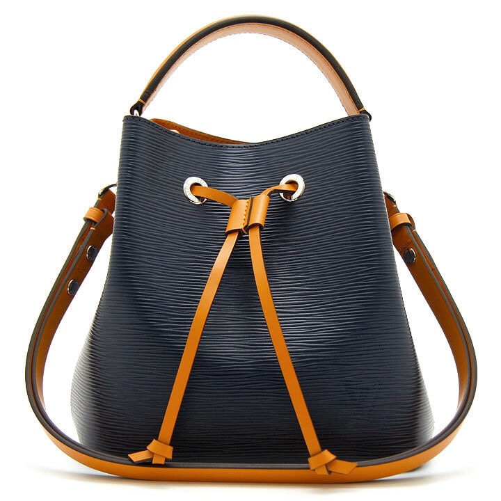 中古美品 ルイヴィトン ショルダーバッグ エピ ネオ・ノエ BB M53610 アンディゴ サフラン LOUIS VUITTON フランス製 ネオノエ バイカラー