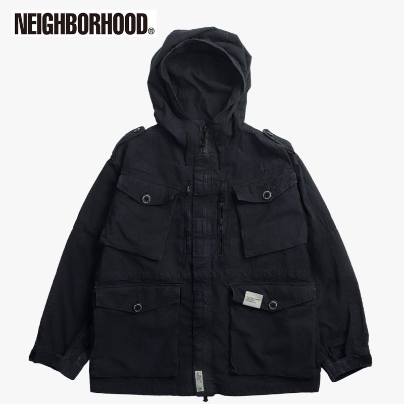 NEIGHBORHOOD 24AW ジップパーカー ブラック Neighborhood ジップ