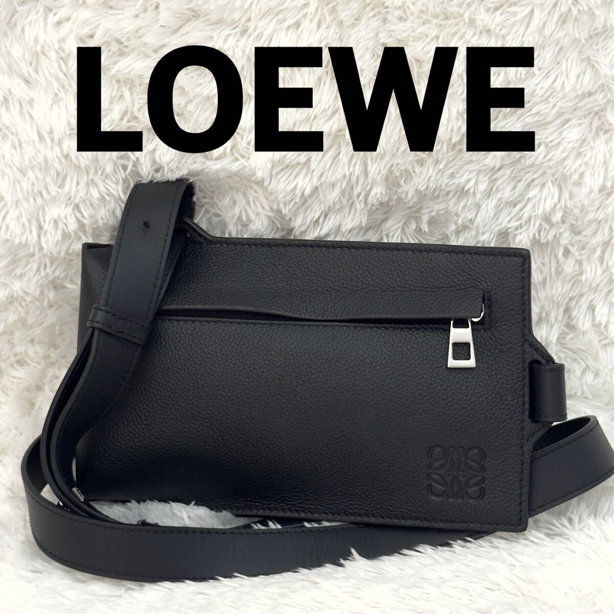 D (傷や汚れあり)】ロエベ LOEWE 160周年記念限定品 スウェード