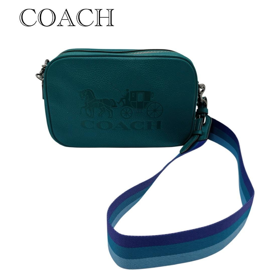 未使用に近い】COACH F75818 レザー ショルダーバッグ クロスボディ